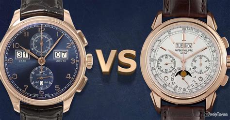 iwc vs patek philippe|Top 15 Luxury Watch Brands: How They Rank And Why .